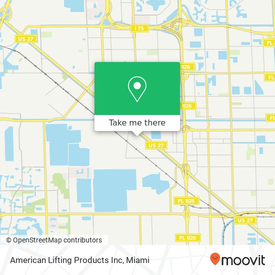 Mapa de American Lifting Products Inc