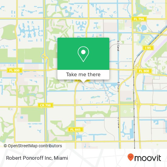 Robert Ponoroff Inc map