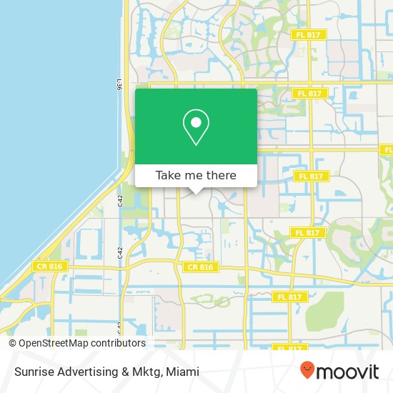 Sunrise Advertising & Mktg map