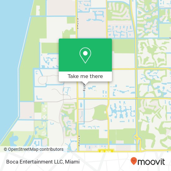 Mapa de Boca Entertainment LLC