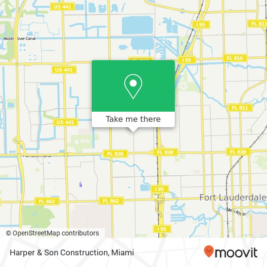 Harper & Son Construction map