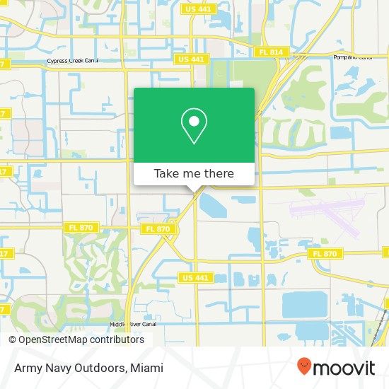 Army Navy Outdoors map