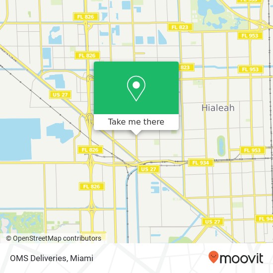 OMS Deliveries map