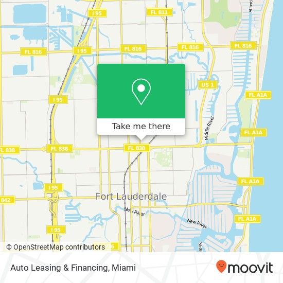 Auto Leasing & Financing map