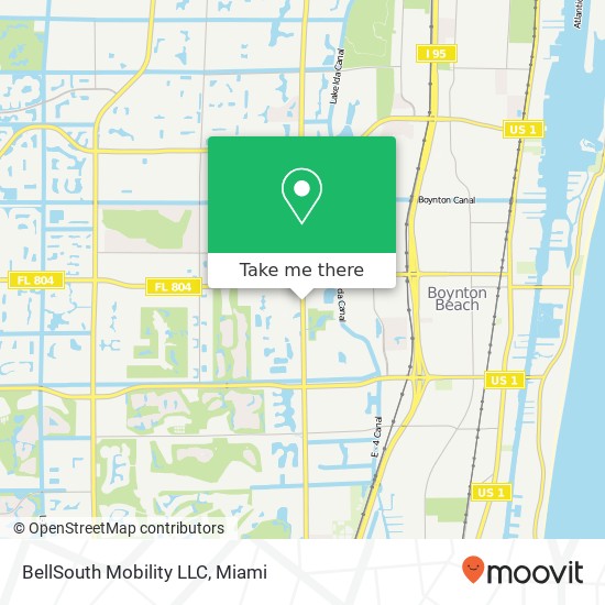 BellSouth Mobility LLC map
