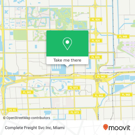 Complete Freight Svc Inc map