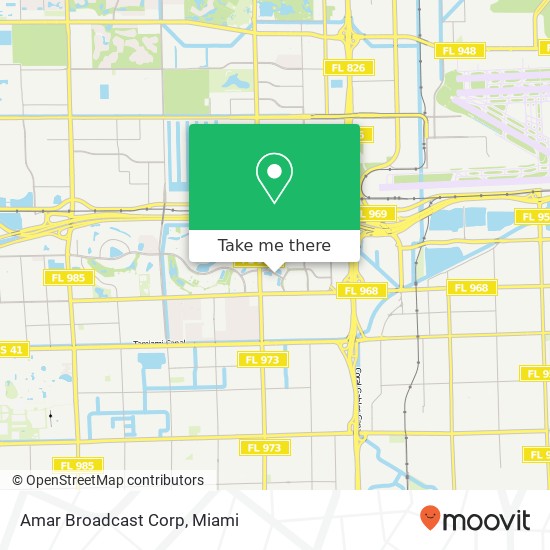 Amar Broadcast Corp map