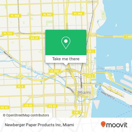 Newberger Paper Products Inc map
