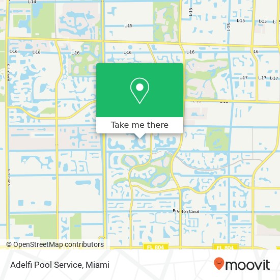 Adelfi Pool Service map