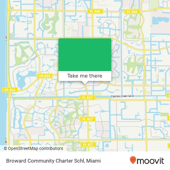 Broward Community Charter Schl map