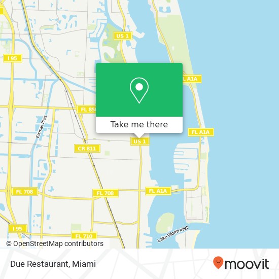 Due Restaurant map