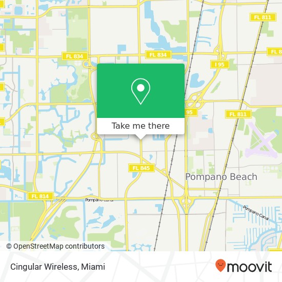 Mapa de Cingular Wireless