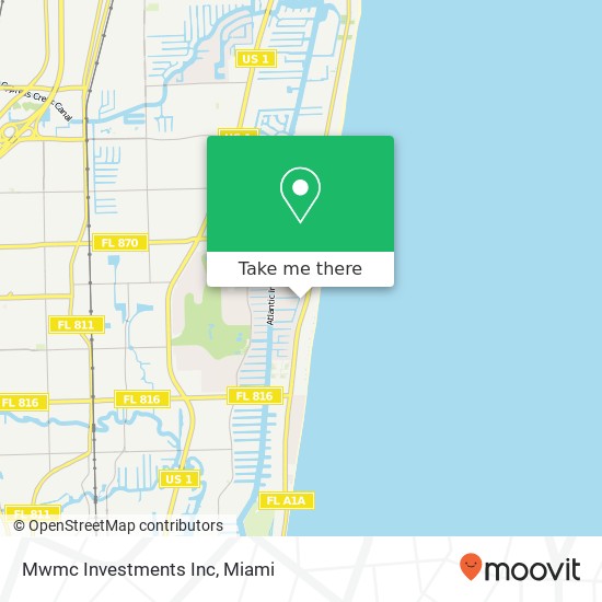 Mwmc Investments Inc map