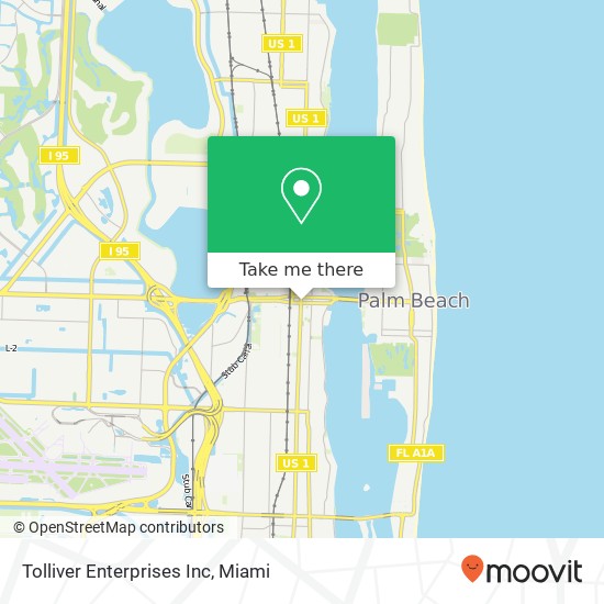 Tolliver Enterprises Inc map