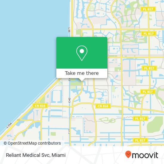 Reliant Medical Svc map