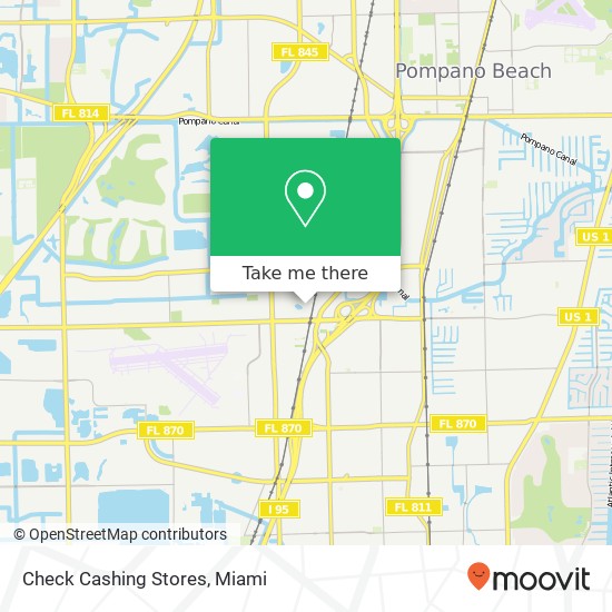 Check Cashing Stores map