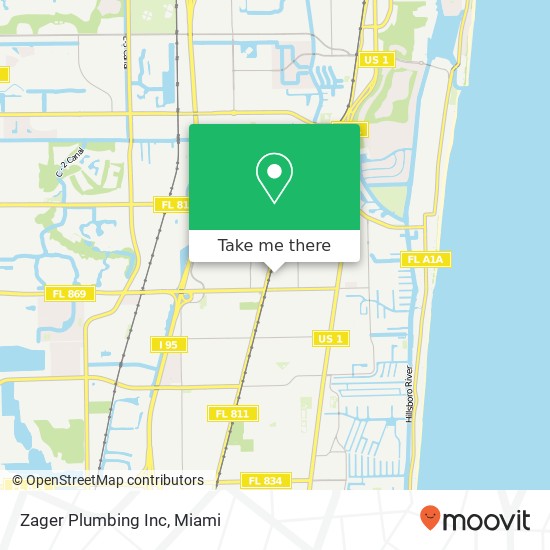 Zager Plumbing Inc map