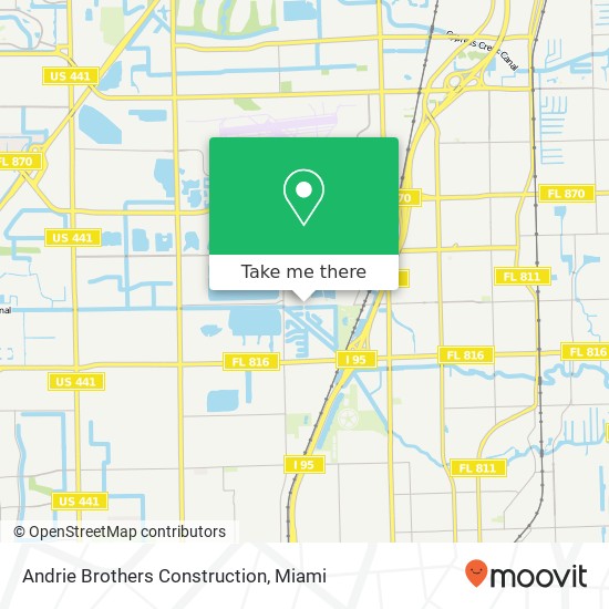 Mapa de Andrie Brothers Construction