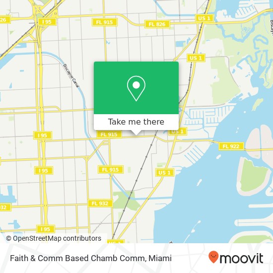 Faith & Comm Based Chamb Comm map