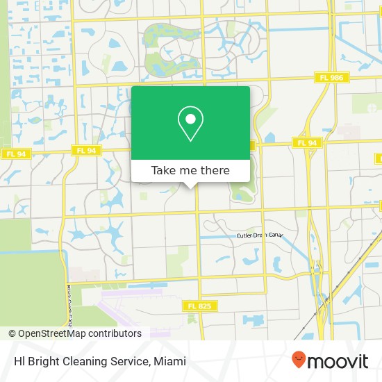 Hl Bright Cleaning Service map