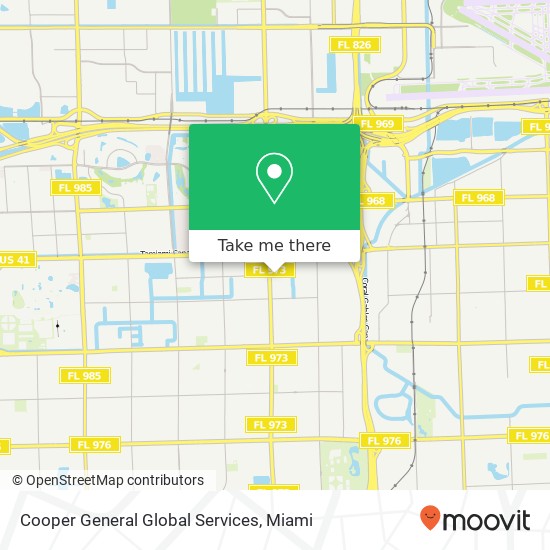 Cooper General Global Services map