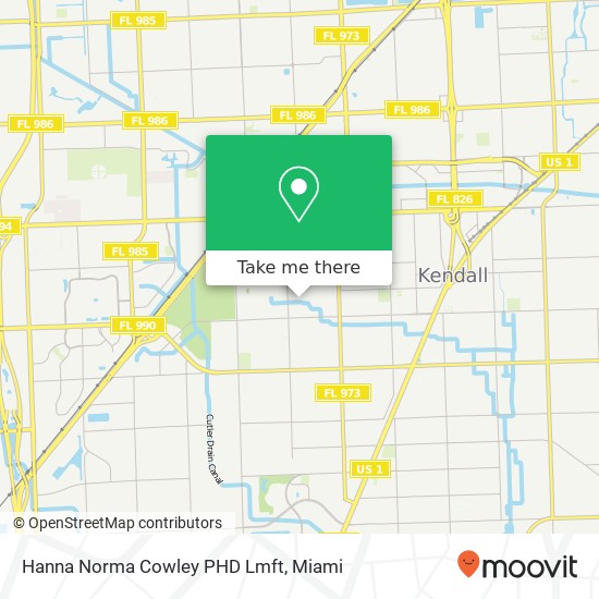 Mapa de Hanna Norma Cowley PHD Lmft