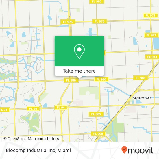 Mapa de Biocomp Industrial Inc