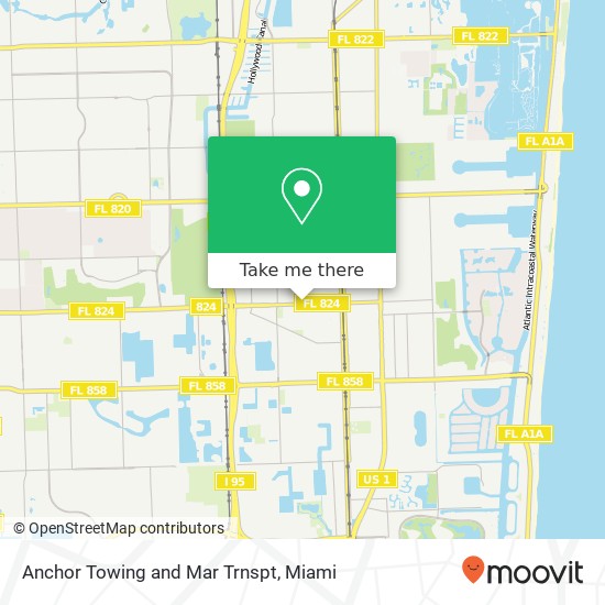 Mapa de Anchor Towing and Mar Trnspt