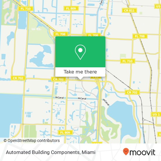 Automated Building Components map