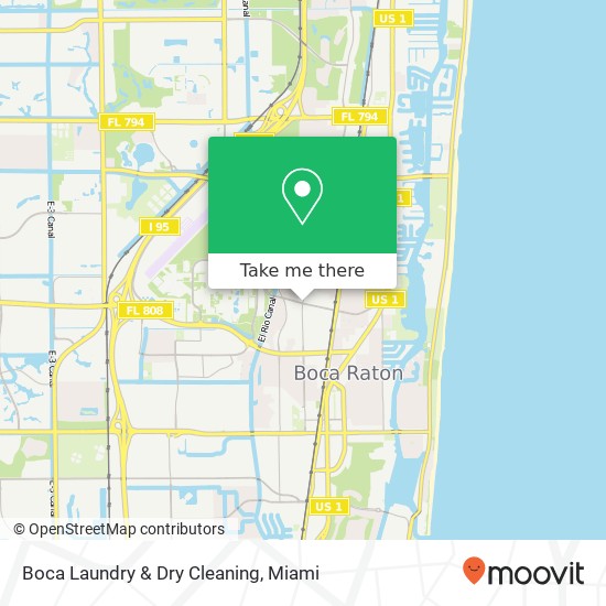 Mapa de Boca Laundry & Dry Cleaning