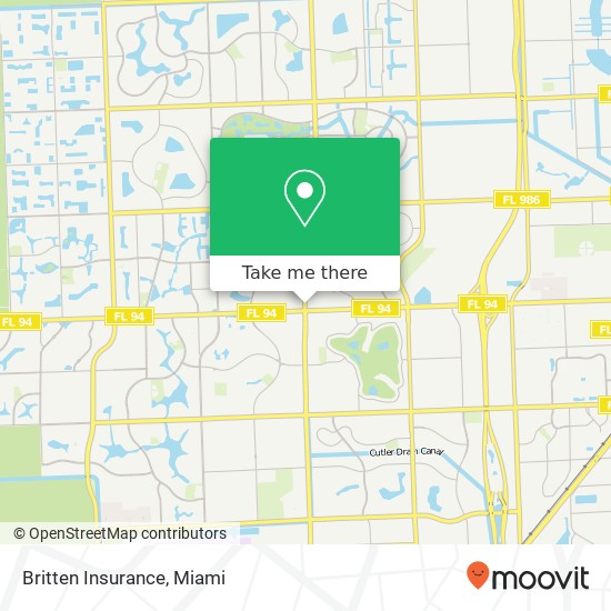 Britten Insurance map