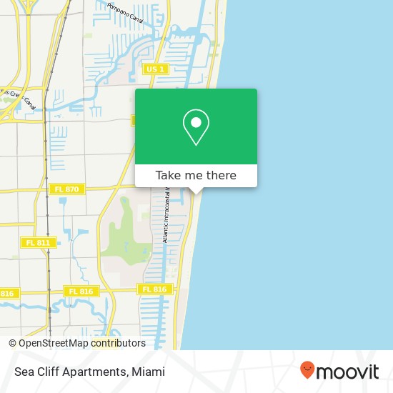 Sea Cliff Apartments map