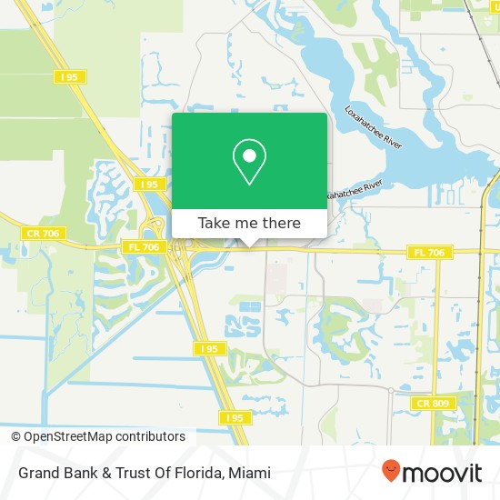 Mapa de Grand Bank & Trust Of Florida