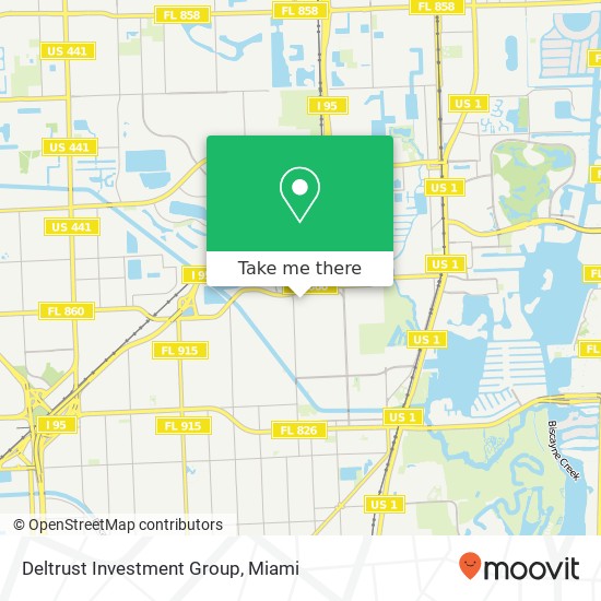 Mapa de Deltrust Investment Group