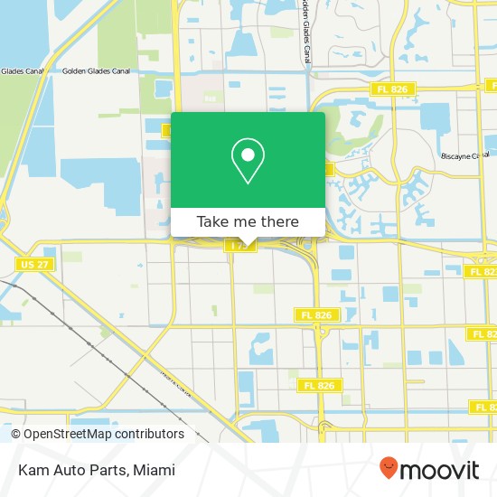 Kam Auto Parts map