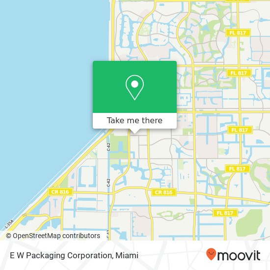 E W Packaging Corporation map