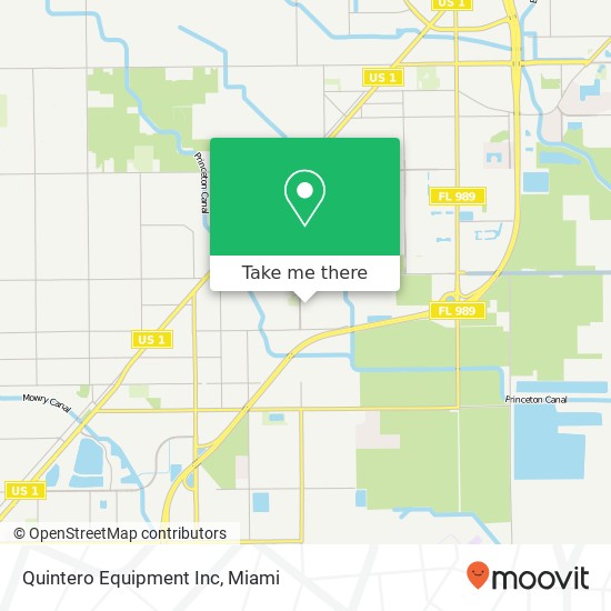 Quintero Equipment Inc map