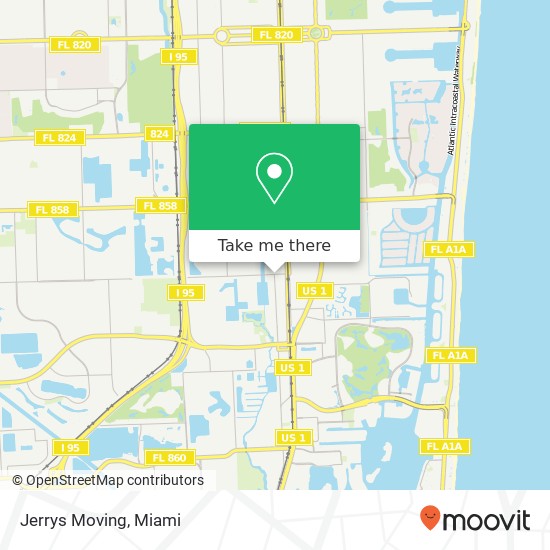 Jerrys Moving map
