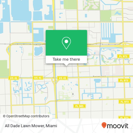 All Dade Lawn Mower map