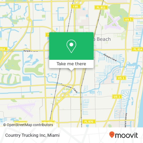 Country Trucking Inc map
