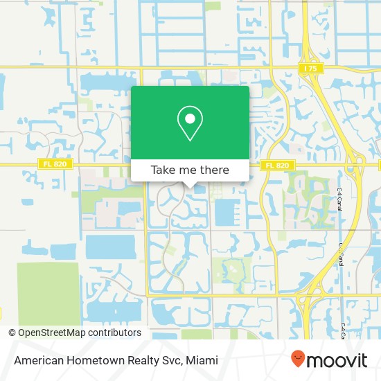 Mapa de American Hometown Realty Svc