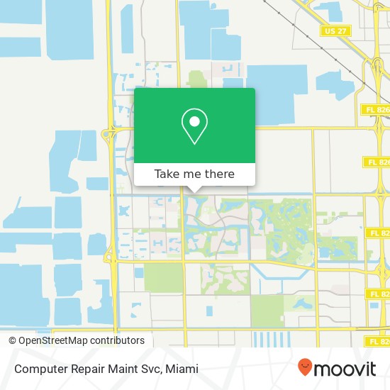 Mapa de Computer Repair Maint Svc