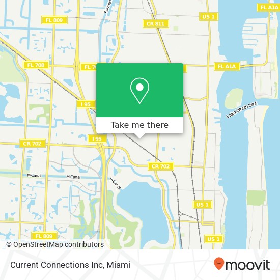Mapa de Current Connections Inc