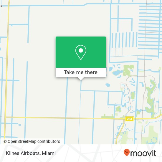 Mapa de Klines Airboats