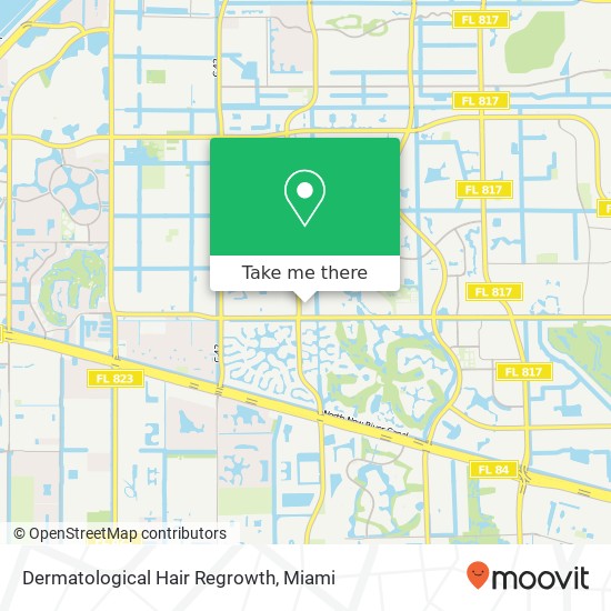 Mapa de Dermatological Hair Regrowth