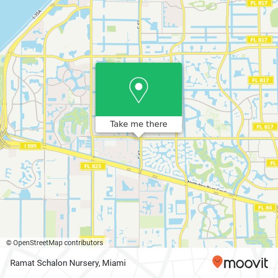 Ramat Schalon Nursery map