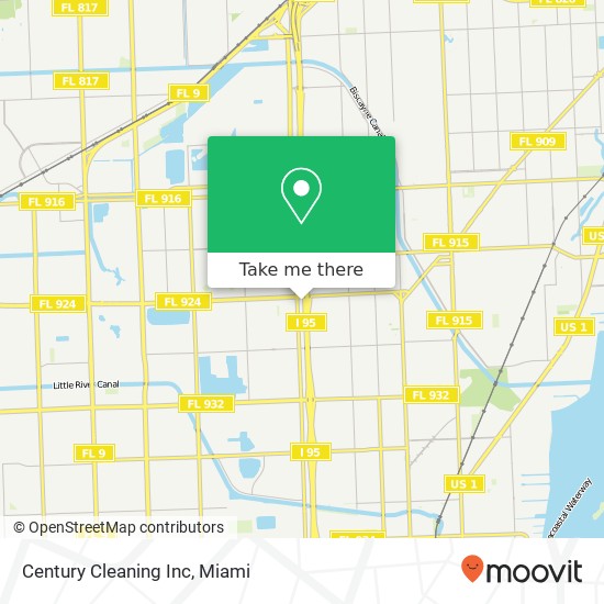 Mapa de Century Cleaning Inc