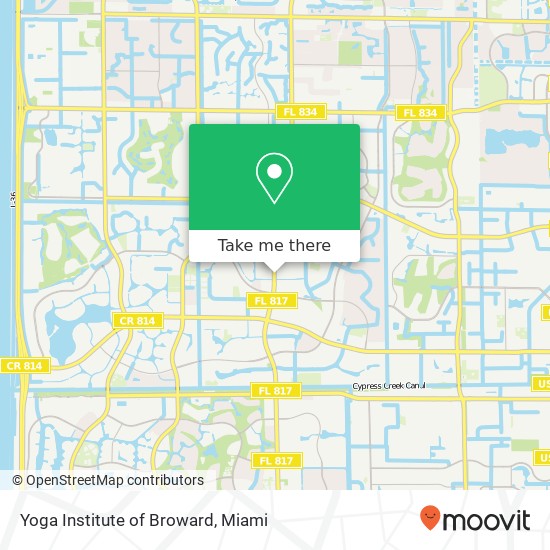 Yoga Institute of Broward map