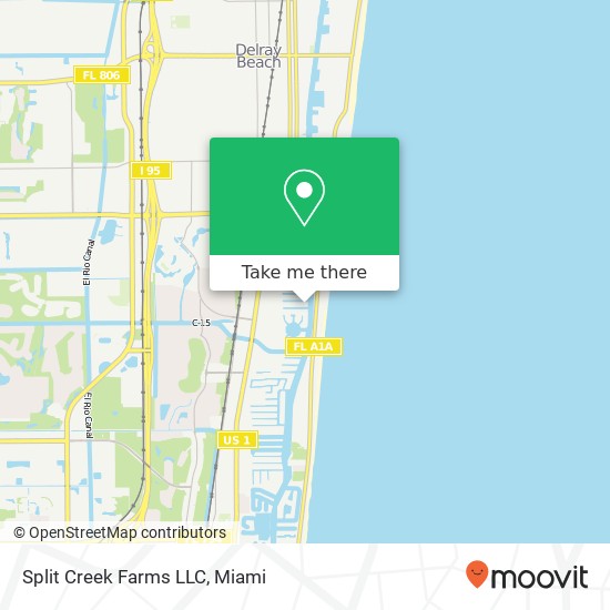 Mapa de Split Creek Farms LLC