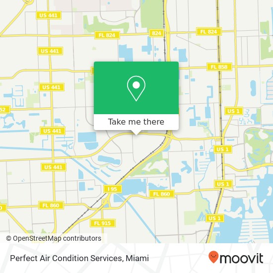 Perfect Air Condition Services map